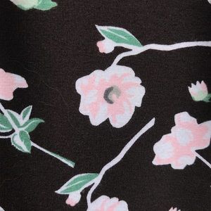 Vans Off The Wall - Black Floral Skater Dress NWT